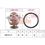 Termostaat, jahutusvedelik EPS 1.880.319