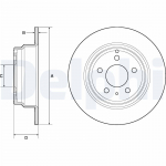 Piduriketas DELPHI BG2842C