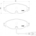 Piduriklotsi komplekt, ketaspidur BREMBO P 85 126X