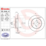 Piduriketas BREMBO 08.C046.41