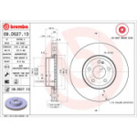 Piduriketas BREMBO 09.D527.13