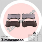 Piduriklotsi komplekt, ketaspidur ZIMMERMANN 24681.966.1