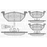 Piduriklotsi komplekt,ketaspidur MAGNETI MARELLI 363916060132