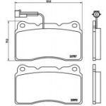 Piduriklotsi komplekt, ketaspidur BREMBO P 23 115