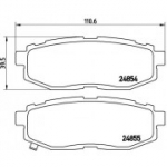 Piduriklotsi komplekt, ketaspidur BREMBO P 78 018
