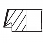 Kolvir&otilde;ngakomplekt MAHLE ORIGINAL 004 13 N0