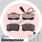 Piduriklotsi komplekt, ketaspidur ZIMMERMANN 23554.170.2