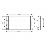 Radiaator, mootorijahutus AVA Clever Choice RTA2276
