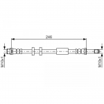 Pidurivoolik BOSCH 1 987 481 714