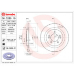 Piduriketas BREMBO 08.C250.11