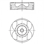 Kolvid MAHLE ORIGINAL 004 57 00
