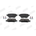 Piduriklotsi komplekt, ketaspidur JURID 573603J