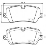 Piduriklotsi komplekt, ketaspidur HELLA 8DB 355 020-361