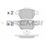 Piduriklotsi komplekt, ketaspidur BREMSI BP3174