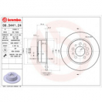 Piduriketas BREMBO 08.3441.24