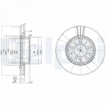 Piduriketas DELPHI BG2719