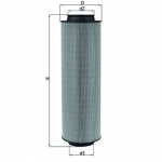 &Otilde;hufilter MAHLE ORIGINAL LX 791