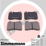 Piduriklotsi komplekt, ketaspidur ZIMMERMANN 21153.160.1