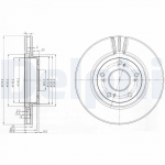 Piduriketas DELPHI BG3977