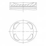 Kolvid MAHLE ORIGINAL 081 PI 00104 000