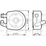 &Otilde;liradiaator, mootori&otilde;li VALEO 818888