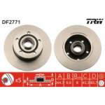 Piduriketas TRW DF2771