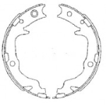 Piduriklotside komplekt, seisupidur TEXTAR 91073400