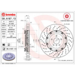 Piduriketas BREMBO 09.A187.13
