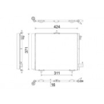 Kondensaator, kliimaseade MAHLE ORIGINAL AC 460 000S
