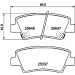Piduriklotsi komplekt, ketaspidur HELLA 8DB 355 020-371