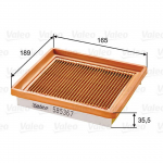 &Otilde;hufilter VALEO 585367
