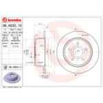Piduriketas BREMBO 08.A533.11