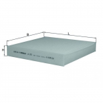 Filter, salongi&otilde;hk KNECHT LA 293