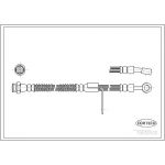 Pidurivoolik CORTECO 19032532