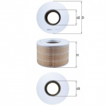 &Otilde;hufilter MAHLE ORIGINAL LX 1140