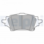 Piduriklotsi komplekt, ketaspidur DELPHI LP3608