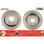 Piduriketas TRW DF4794