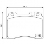 Piduriklotsi komplekt, ketaspidur BREMBO P 50 022