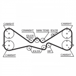 Hammasrihm GATES 5612XS