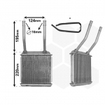 Soojusvaheti, salongik&uuml;te VAN WEZEL 37006132