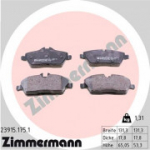 Piduriklotsi komplekt, ketaspidur ZIMMERMANN 23915.175.1