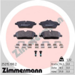 Piduriklotsi komplekt, ketaspidur ZIMMERMANN 25215.190.2