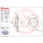 Piduriketas BREMBO 09.A116.11