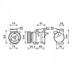 Kompressor, kliimaseade AVA Clever Choice MZAK219