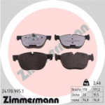 Piduriklotsi komplekt, ketaspidur ZIMMERMANN 24170.995.1