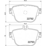 Piduriklotsi komplekt, ketaspidur BREMBO P 50 141