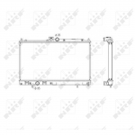 Radiaator, mootorijahutus NRF 53591