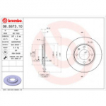 Piduriketas BREMBO 08.5573.10