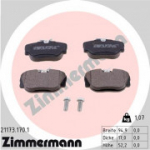 Piduriklotsi komplekt, ketaspidur ZIMMERMANN 21173.170.1