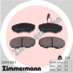 Piduriklotsi komplekt, ketaspidur ZIMMERMANN 23917.195.1